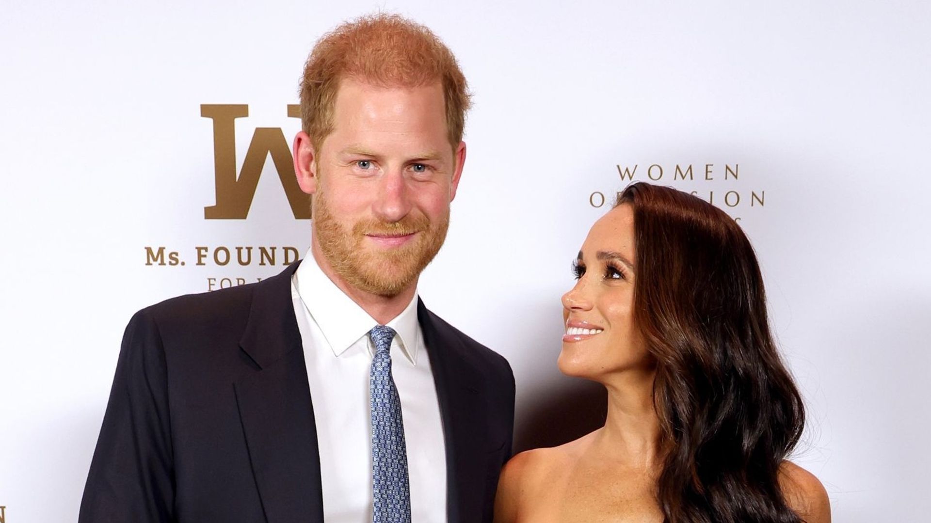 Prince Harry, Duke of Sussex and Meghan, The Duchess of Sussex attend the Ms. Foundation Women of Vision Awards : Celebrating Generations of Progress & Power at Ziegfeld Ballroom on May 16, 2023 in New York City.