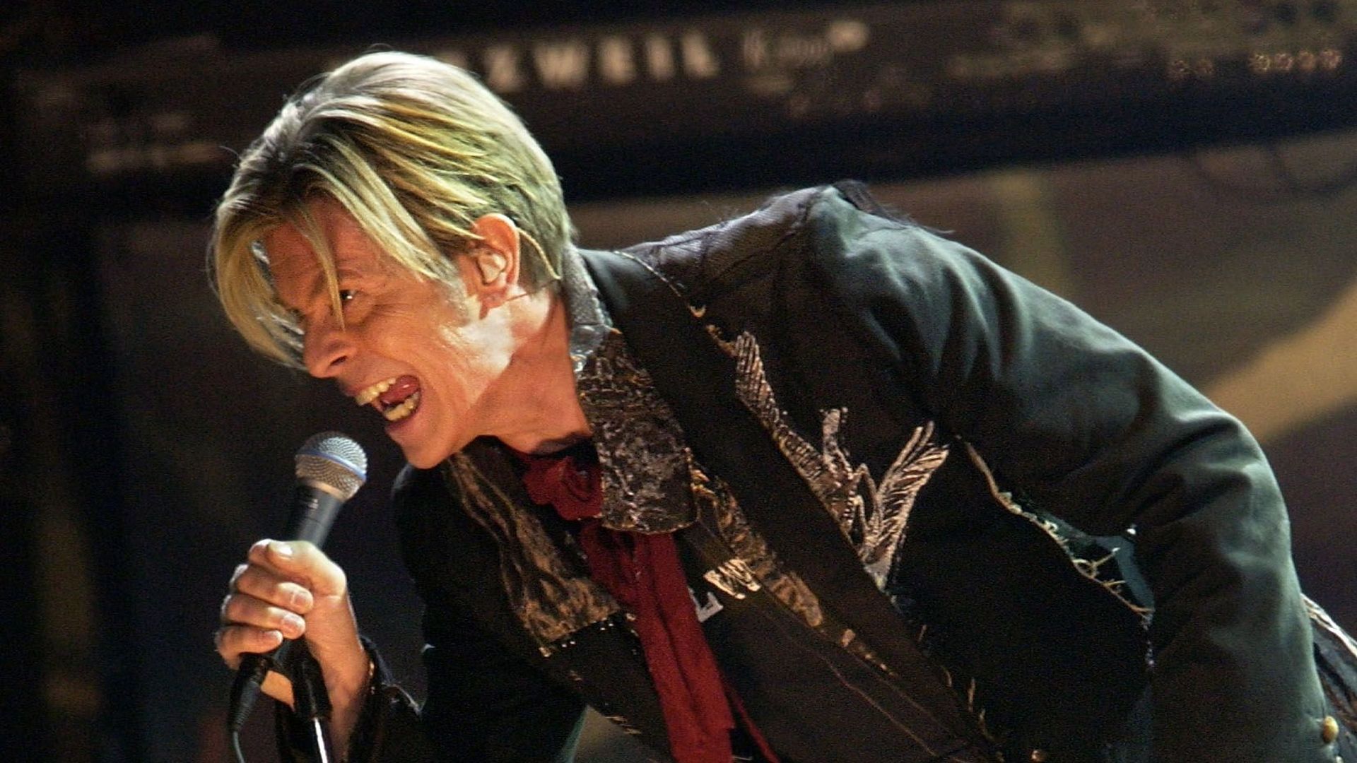 David Bowie sur scène à Bercy en 2003