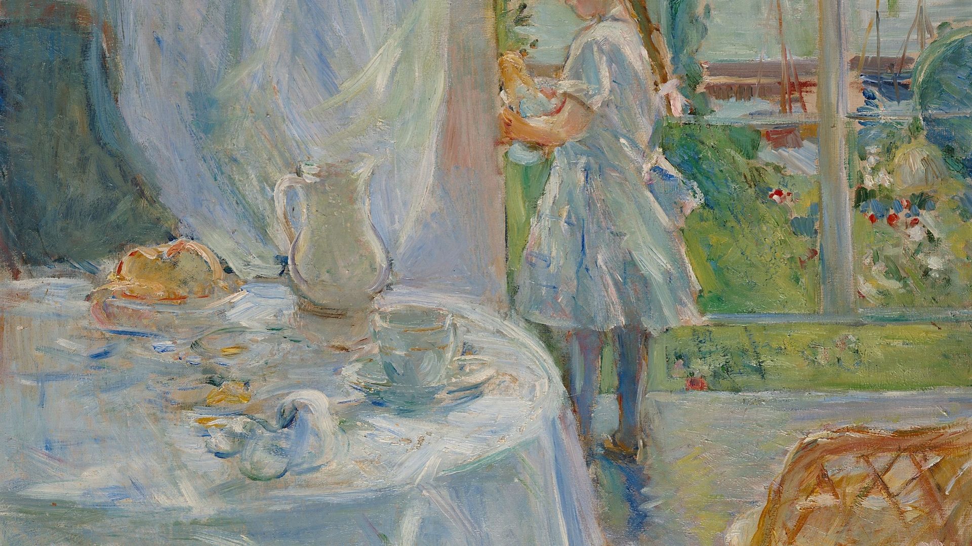 "L’enfant à la poupée ou Intérieur à Jersey" de Berthe Morisot (1920)