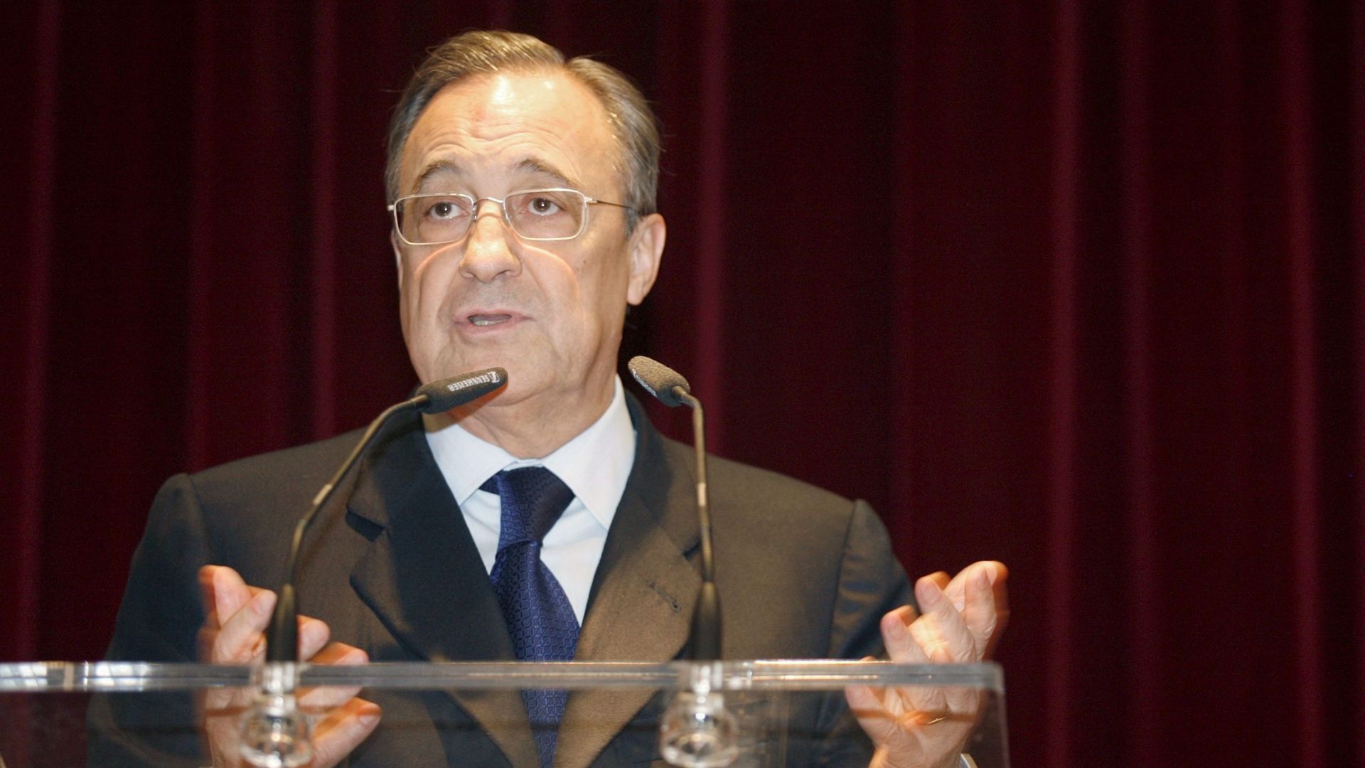 Florentino Perez, omnipuissant Président du Real Madrid et instigateur de l'ESL