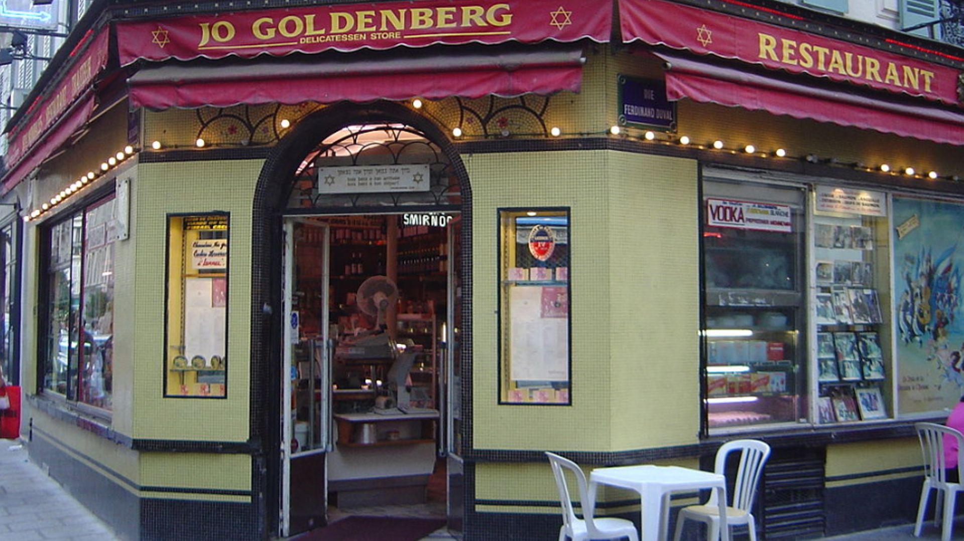 Le restaurant Jo Goldenberg de la rue des Rosiers à Paris