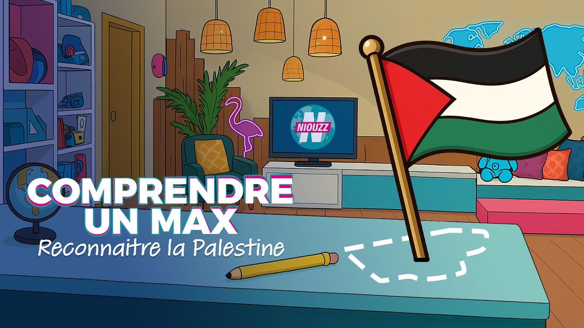 Comprendre un Max : la reconnaissance de la Palestine expliquée aux enfants
