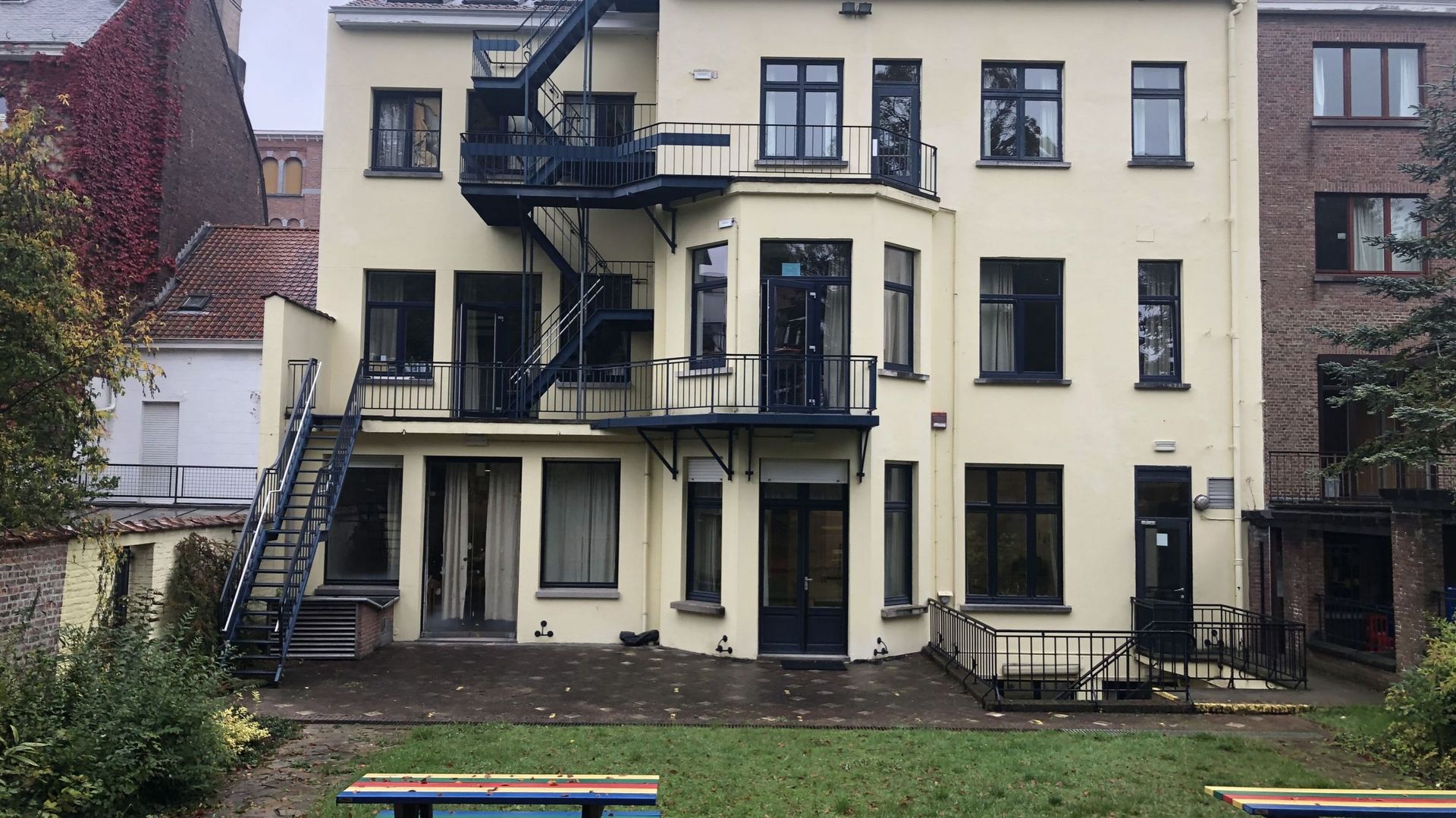 L’internat pour enfants de bateliers et forains "Tehuis", à Etterbeek.