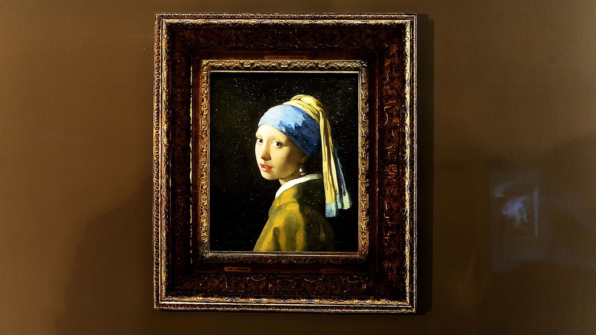 Tapis de souris Johannes vermeer la jeune fille a la perle