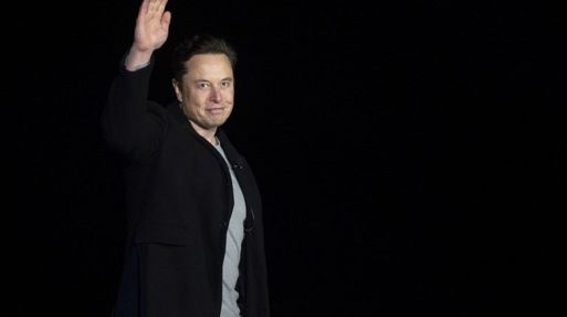 (FILES) In this file photo taken on February 10, 2022 Elon Musk gestures as he speaks during a press conference at SpaceX's Starbase facility near Boca Chica Village in South Texas. Elon Musk late Tuesday said he will resign as chief executive of Twitter 