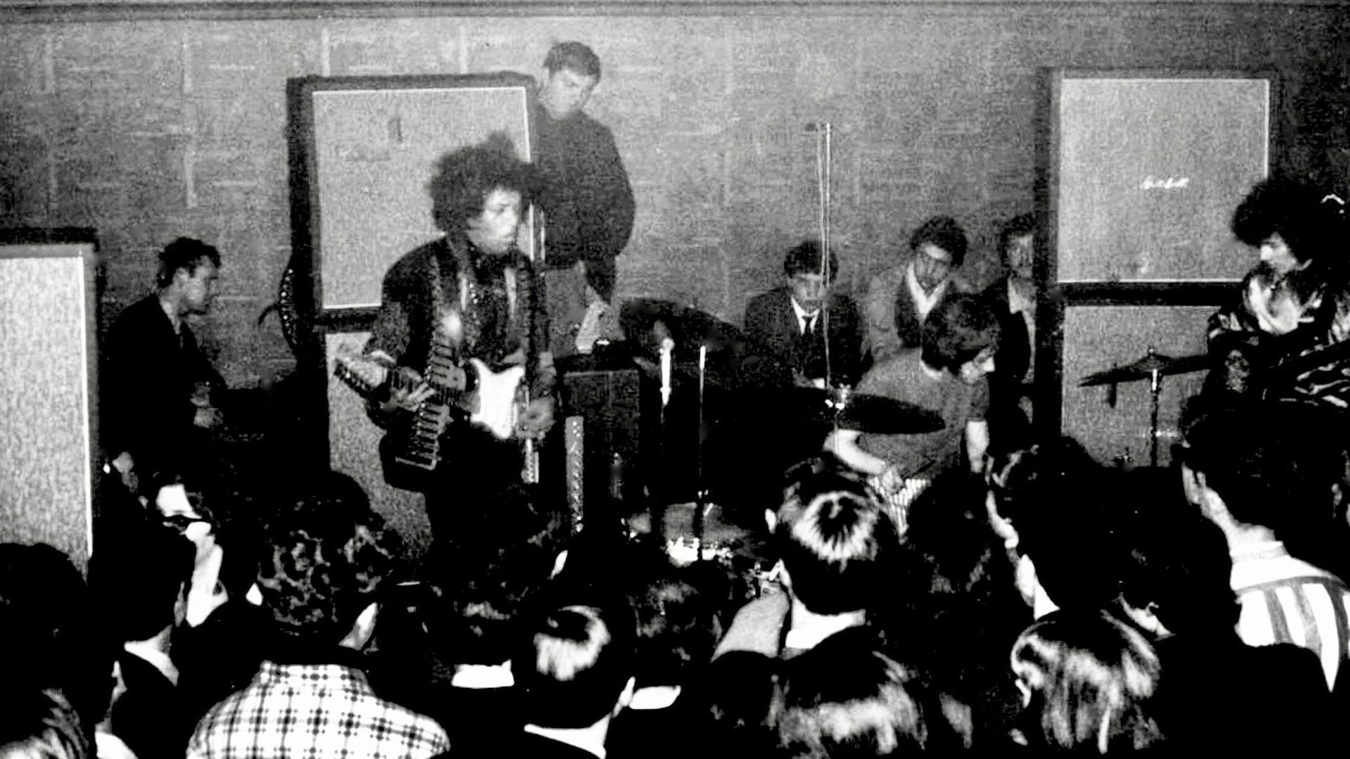 Jimi Hendrix en concert à Mouscron en 1967
