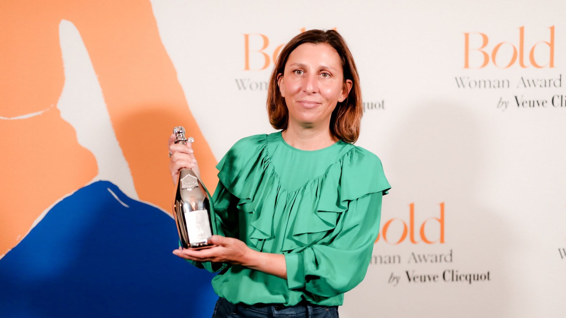 Muriel Bernard, fondatrice d’e-Farmz et première lauréate belge du Bold Woman Award by Veuve Clicquot