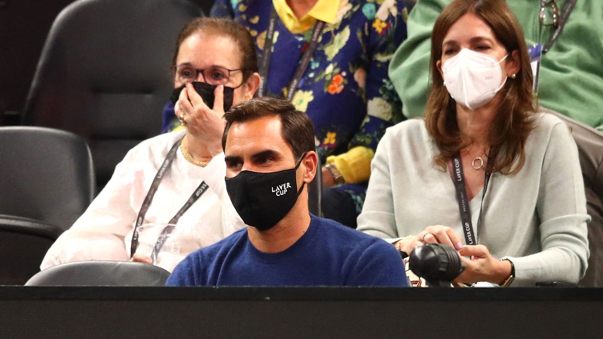 Roger Federer à la Laver Cup.