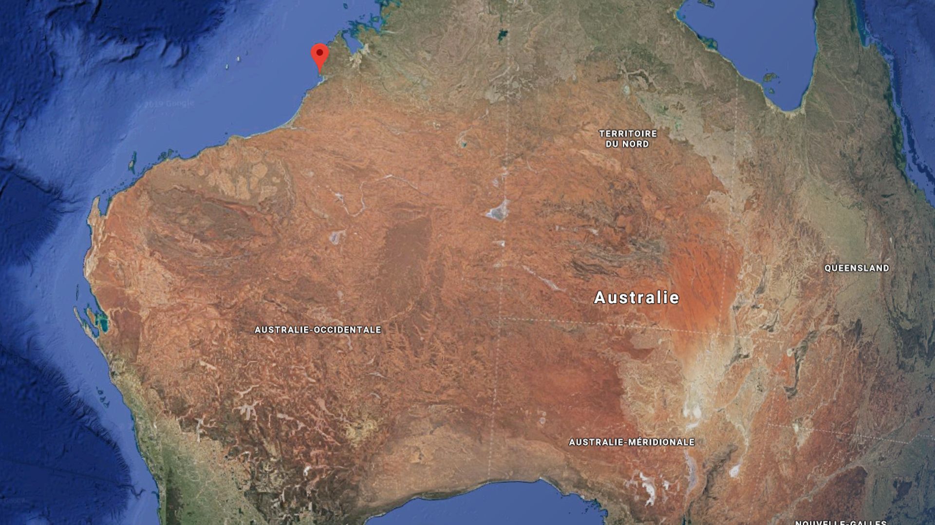 Le nord-ouest de l'Australie menacé par un cyclone