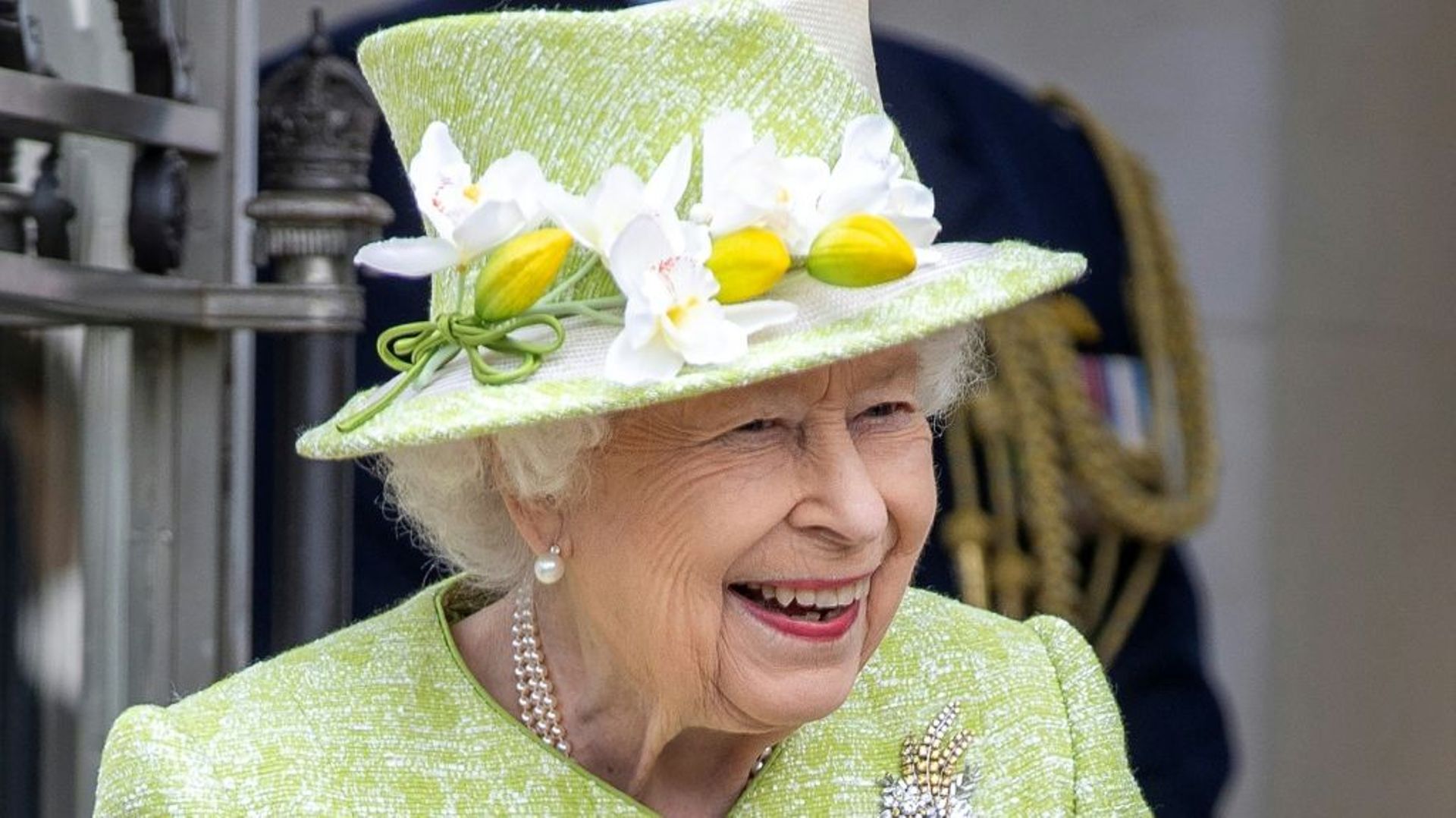 La reine Elizabeth II, 94 ans, le 31 mars 2021 dans le Surrey, en Angleterre 