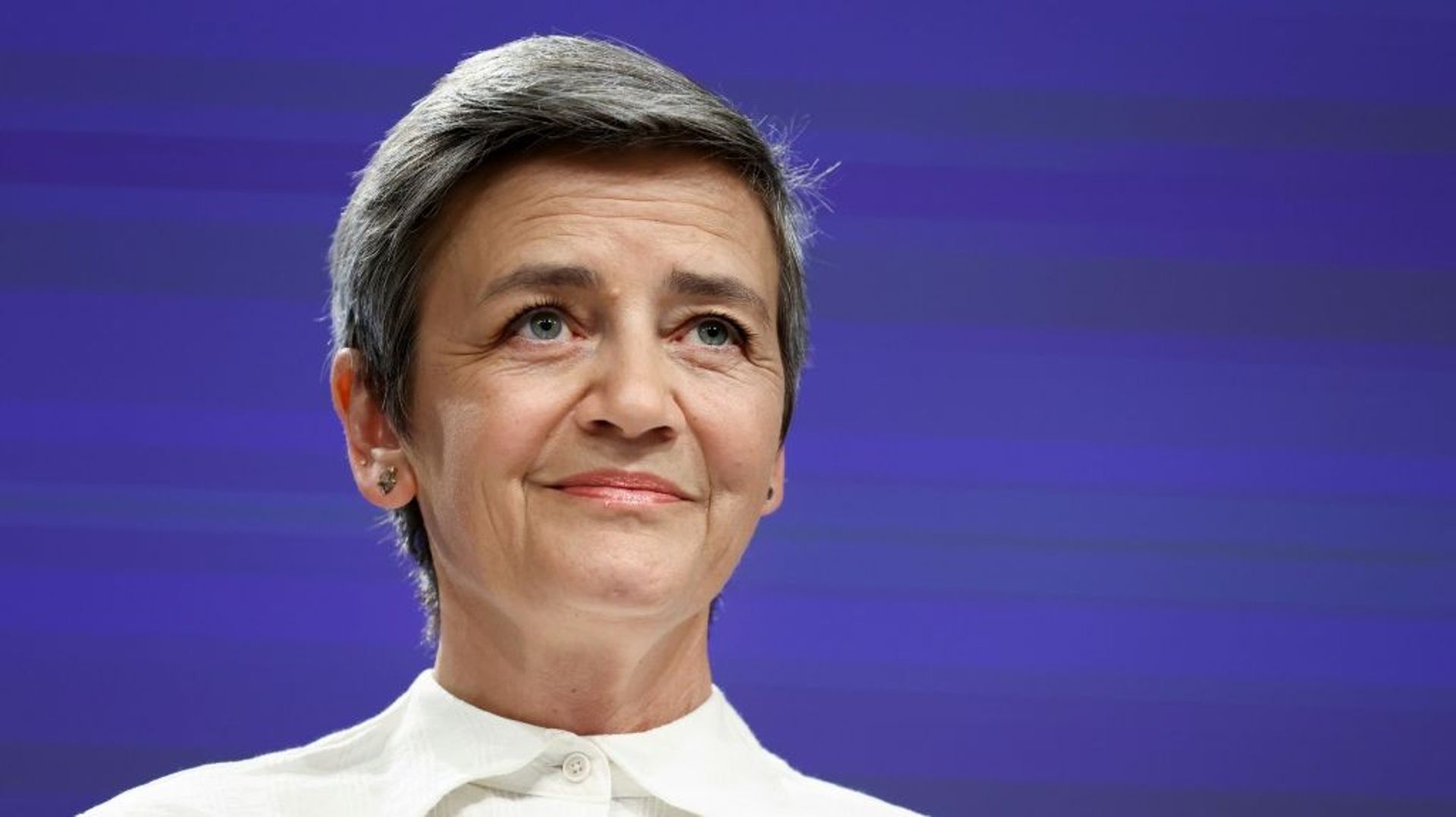 La commissaire européenne à la Concurrence Margrethe Vestager, à Bruxelles le 2 mai 2022