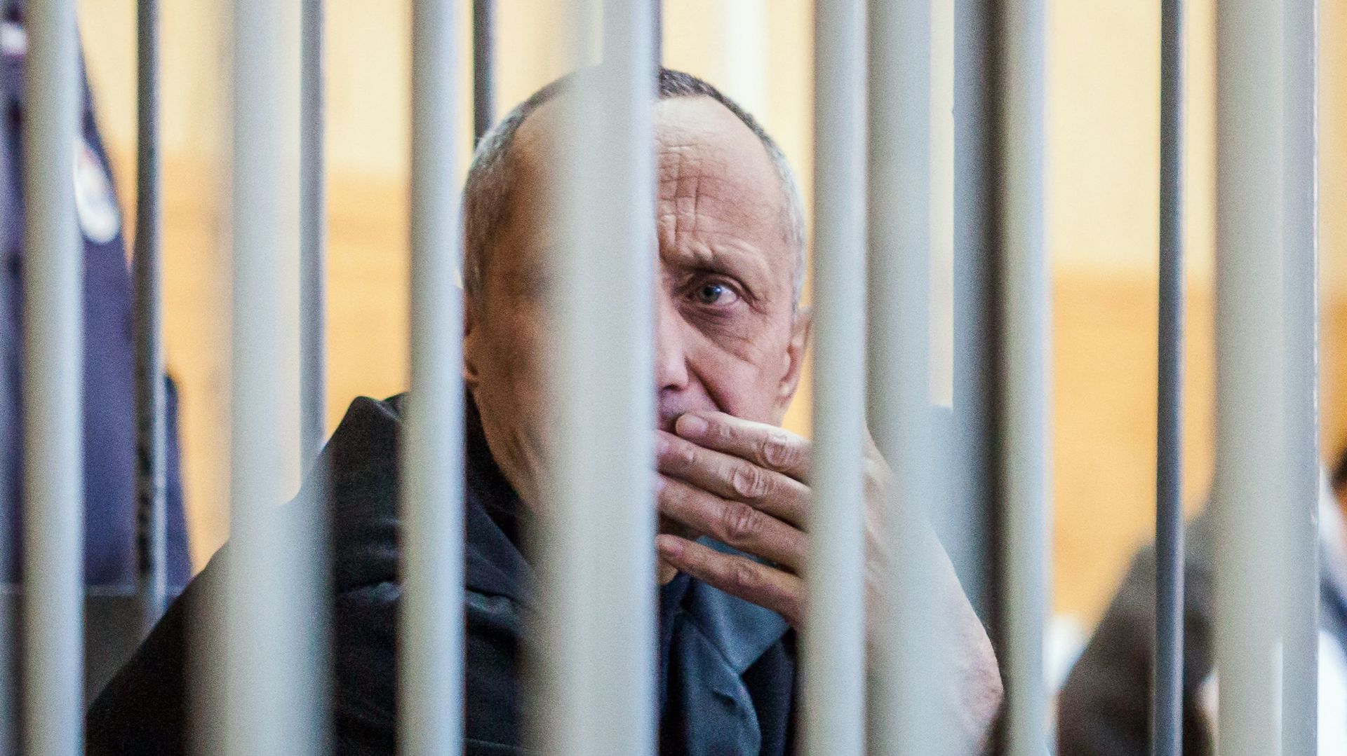 Le tueur en série Mikhail Popkov à Irkutsk, en 2018