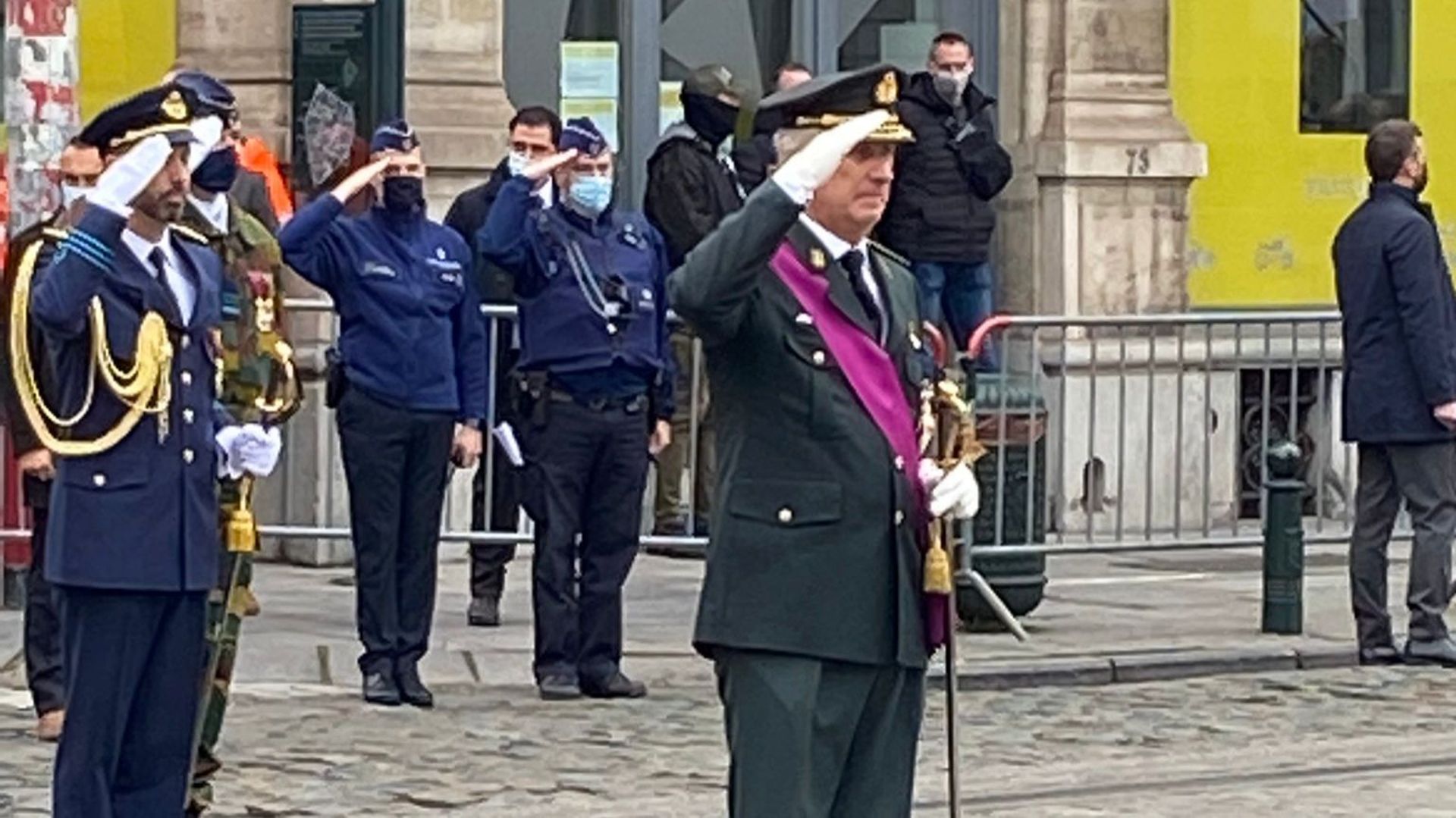 Le roi Philippe célèbre le 103e anniversaire de l’Armistice de 1918 ce jeudi matin à la Colonne du Congrès à Bruxelles.