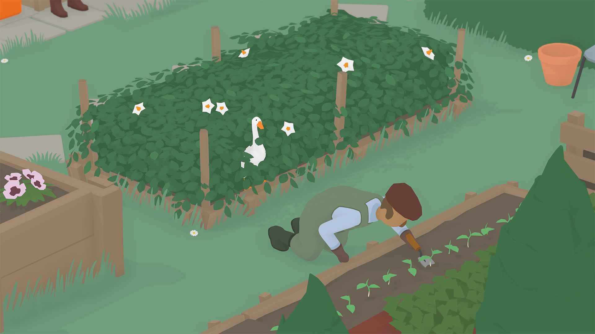 Screenshot de Untiled Goose game