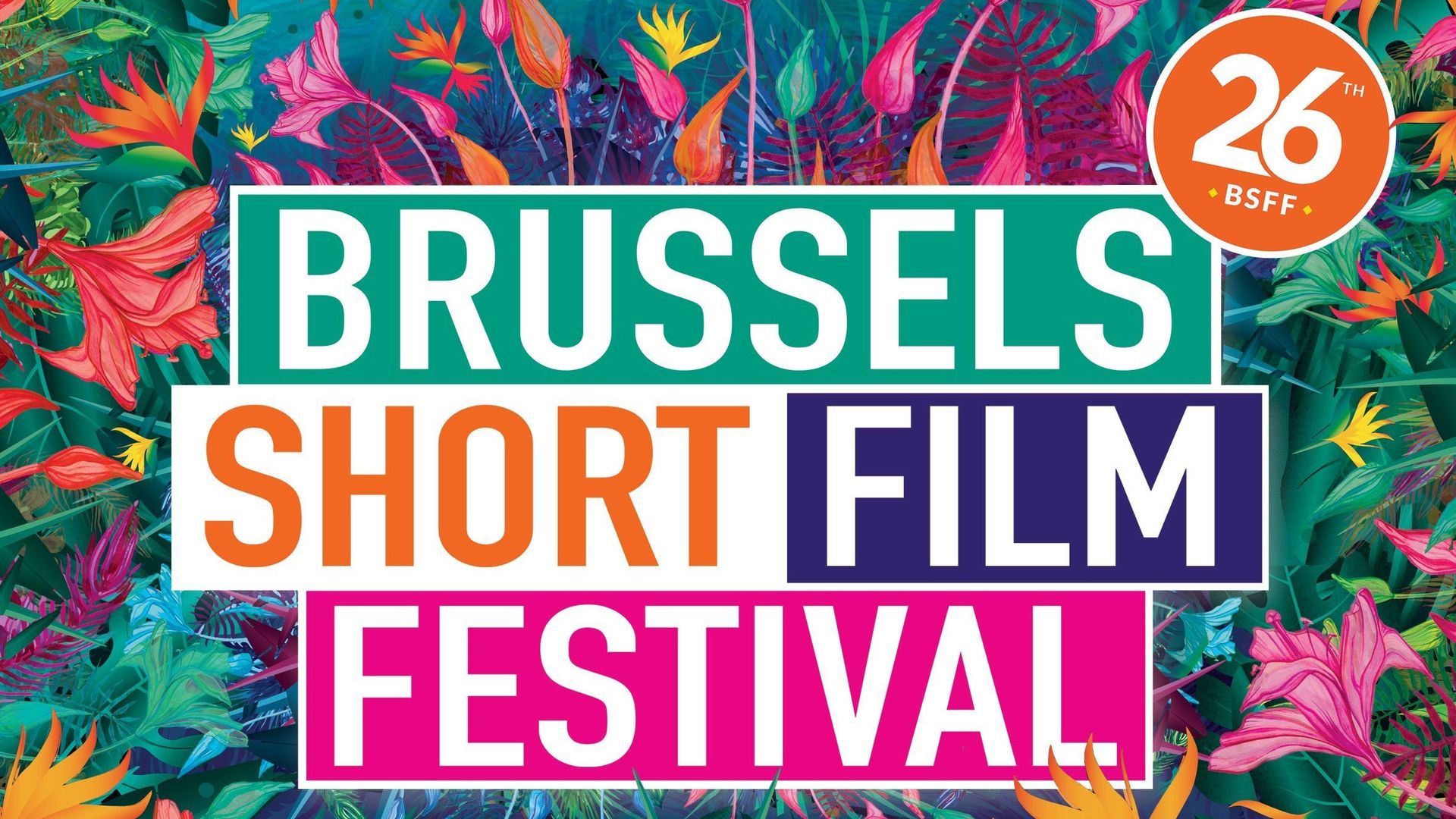 Visuel officiel du Brussels Short Film Festival 2023.