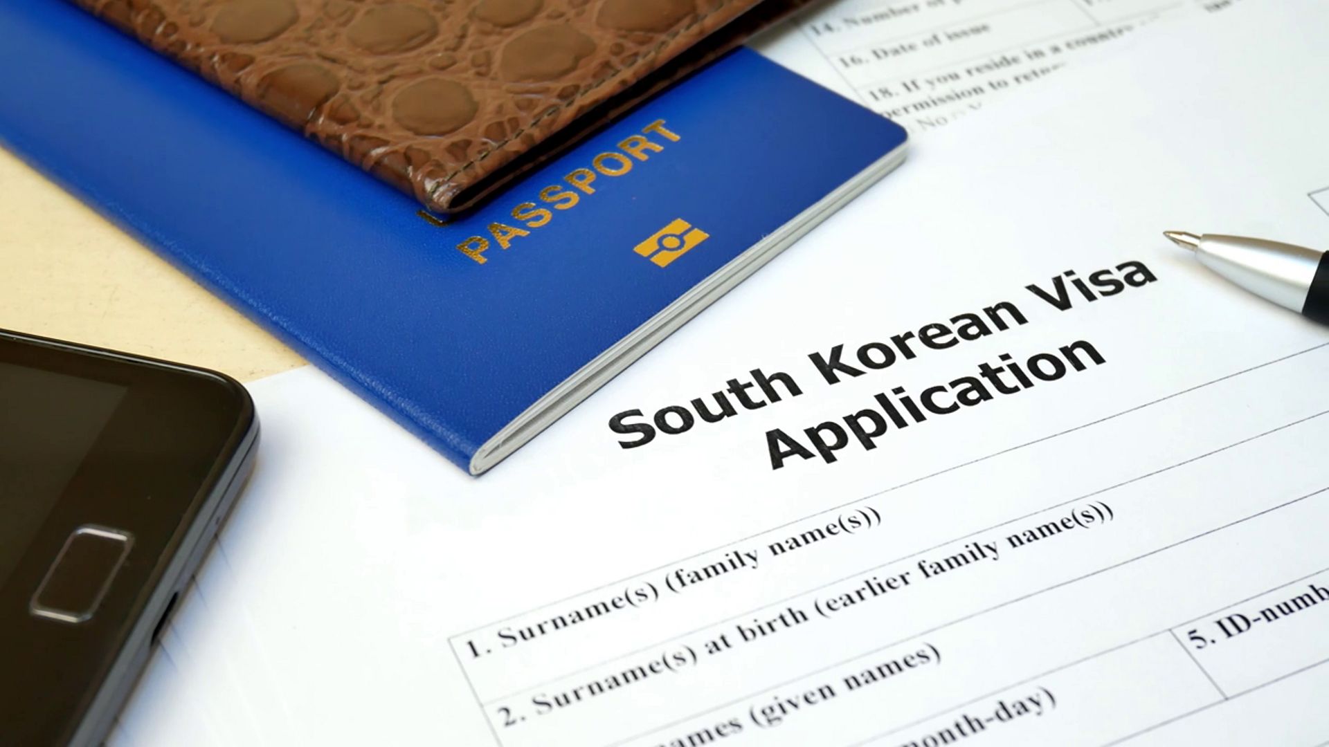 Demande de visa Sud-coréen.