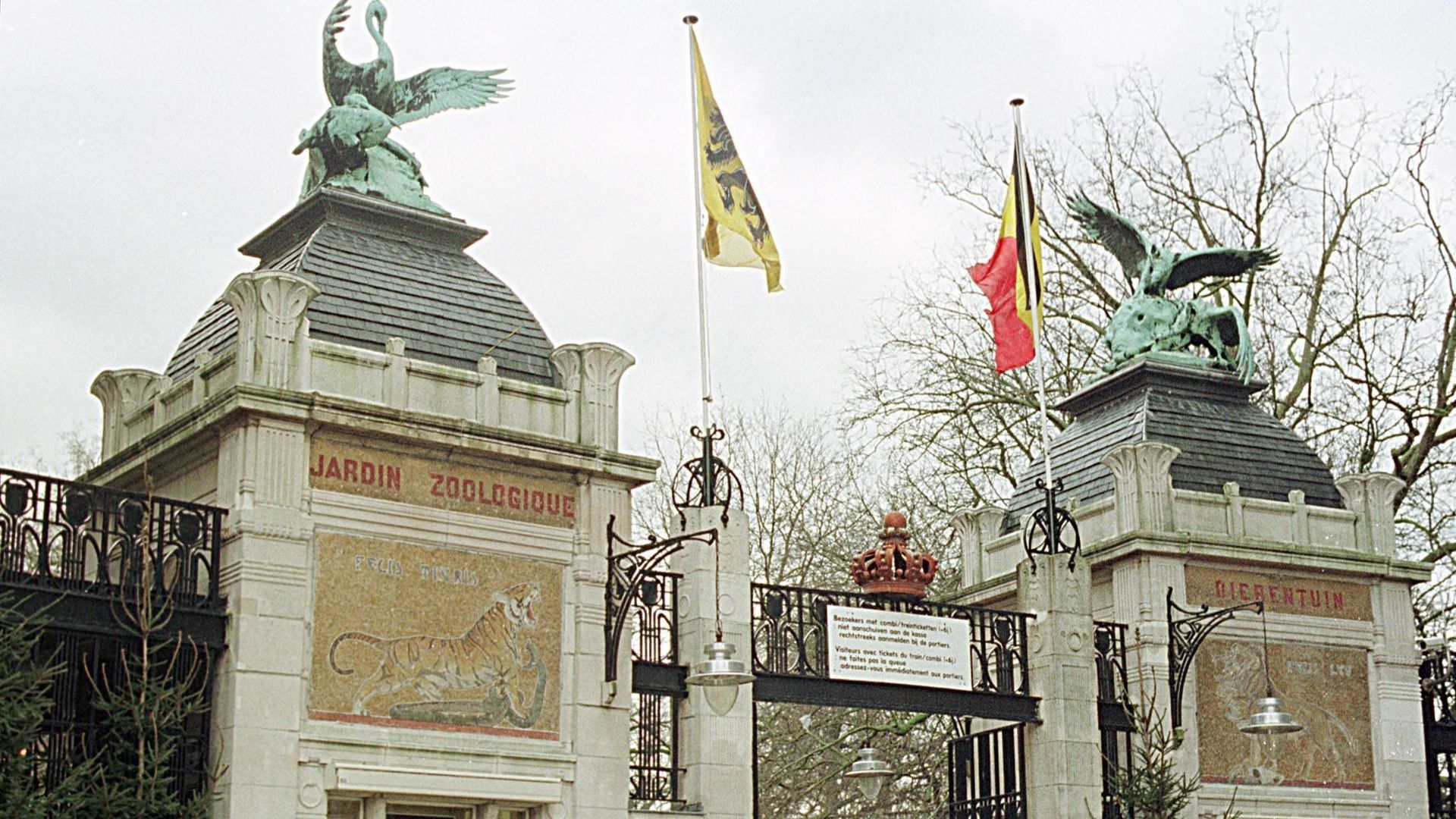 L'entrée du zoo d'Anvers