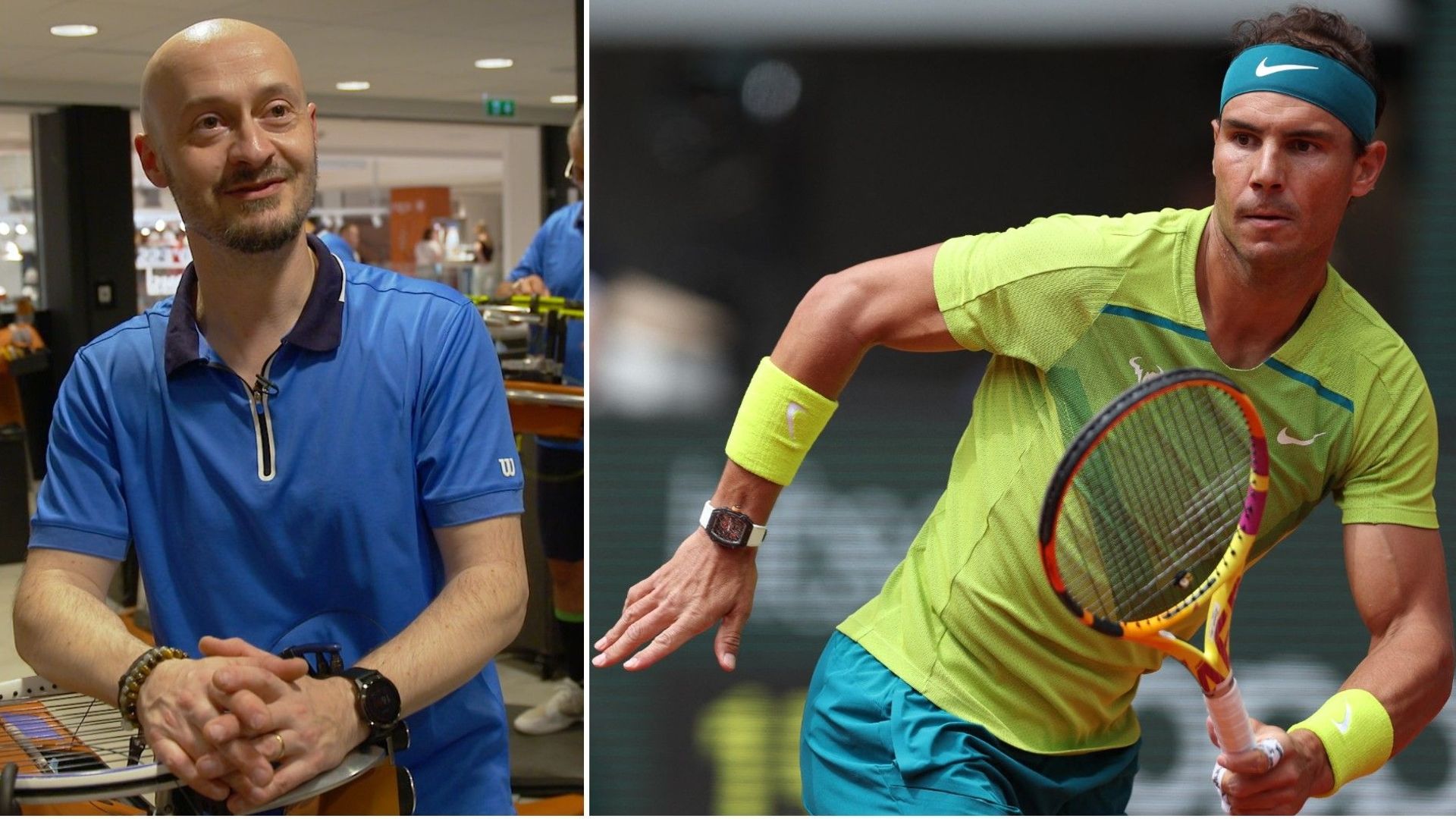 Gaël Chevalier entame son 11e Roland Garros, comme cordeur de raquettes. 