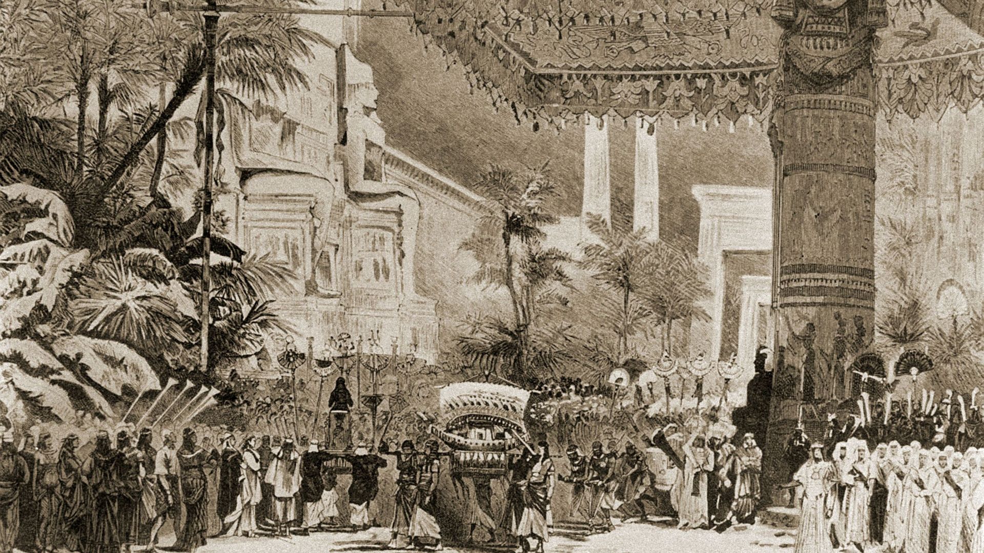 Première d'Aïda de Verdi au Caire, en 1871
