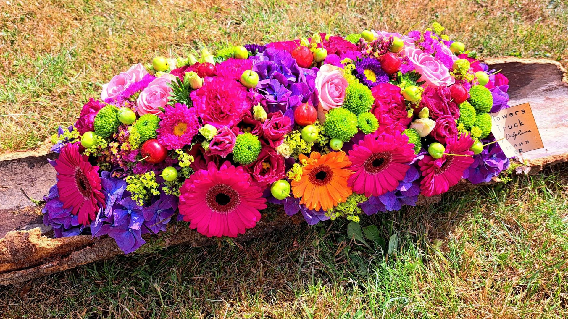 "Flowers Truck By Delphine", de jolis bouquets colorés et des ateliers pour apprendre l’art floral.