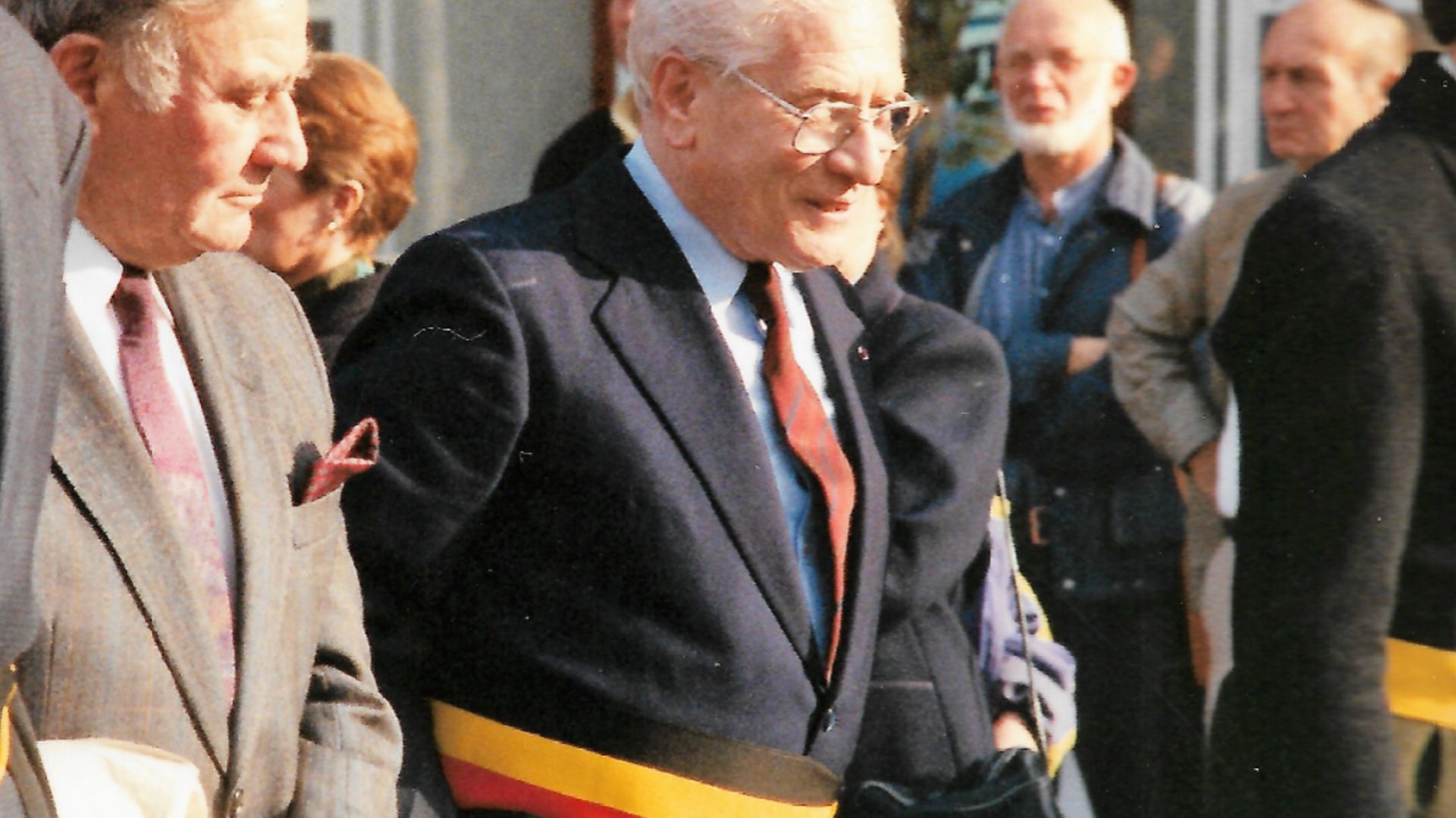 Marcel Plasman fut en 1977 le premier bourgmestre du "grand Nivelles", après la fusion des communes.