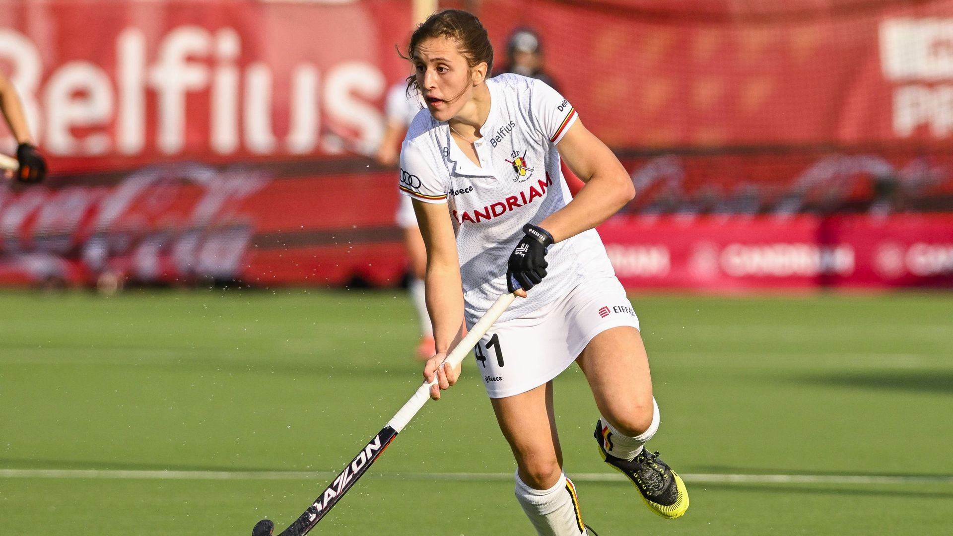 Astrid Bonami avec les Red Panthers en mai 2022.