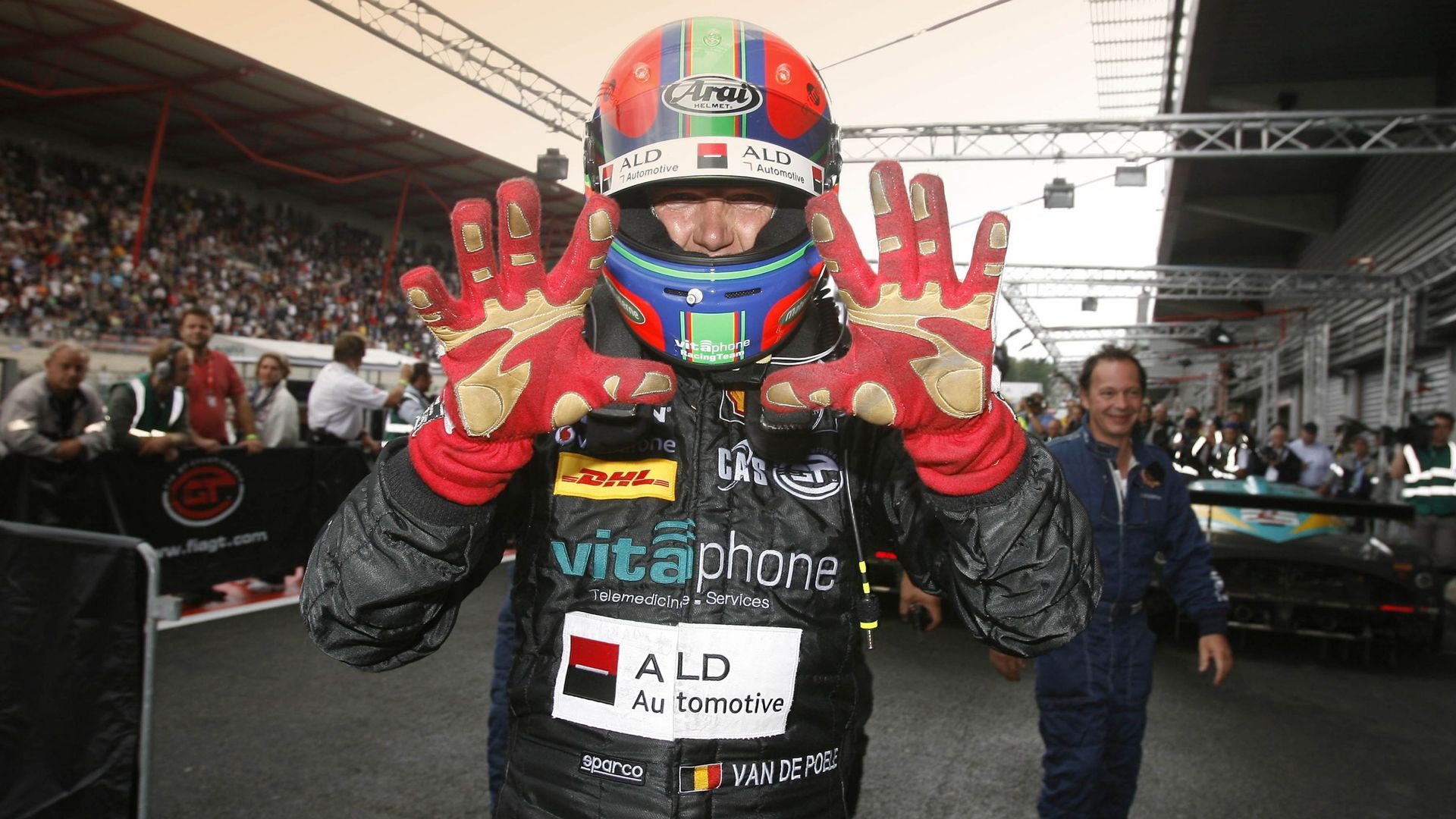 Eric van de Poele célèbre sa cinquième victoire en 2008