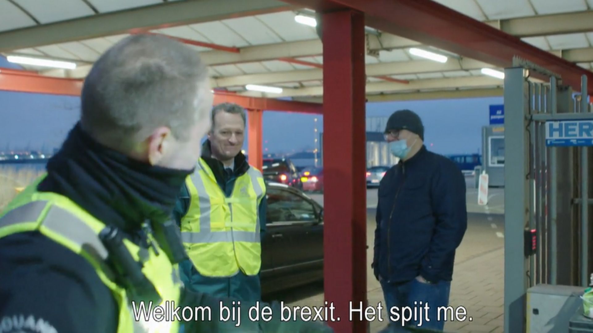"Bienvenue au Brexit, Sir... Je suis désolé"