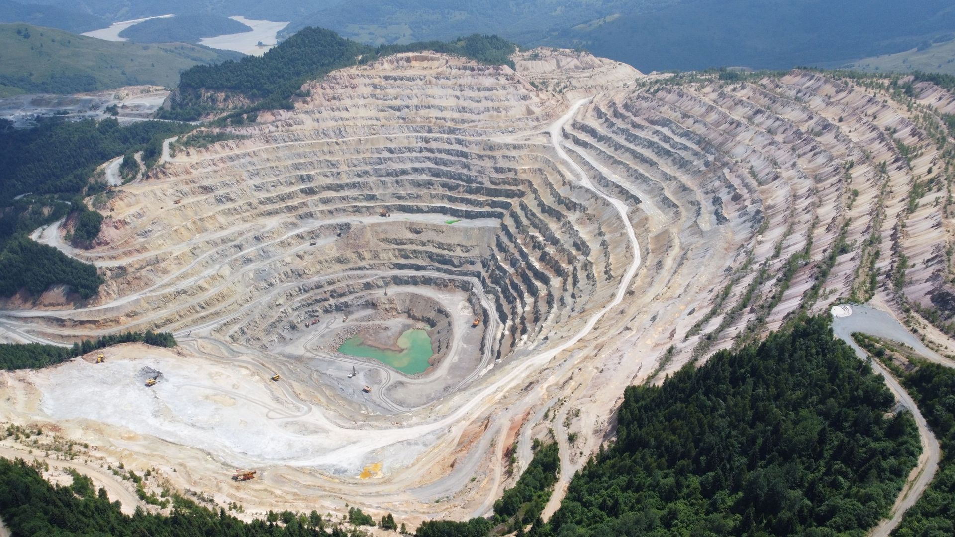 Les mines d'or romaines de Rosia Montana inscrites à l'Unesco, 13 juillet 2021.