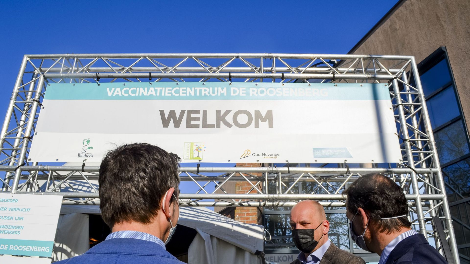 Un centre de vaccination à Oud-Heverlee, le 24 avril 2021.