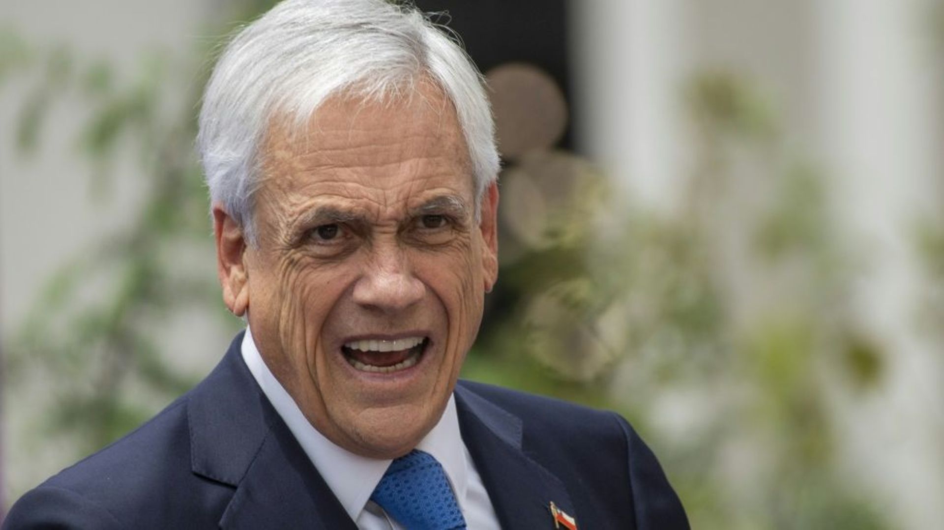 Le président chilien Sebastian Piñera, le 10 novembre 2021 à Santiago