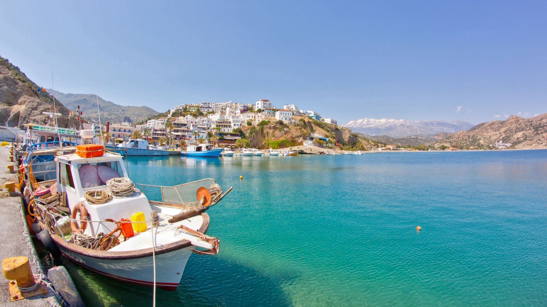 Village de l’île de Crète (image d’illustration)