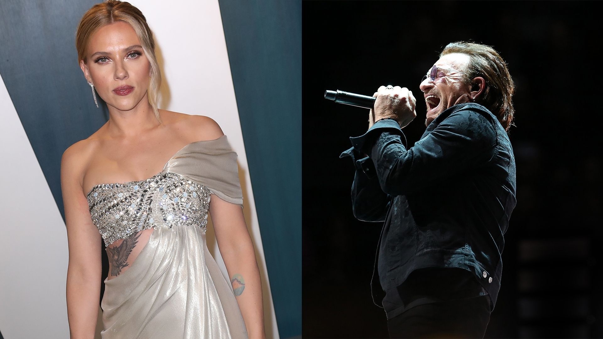 Scarlett Johansson / Bono de U2
