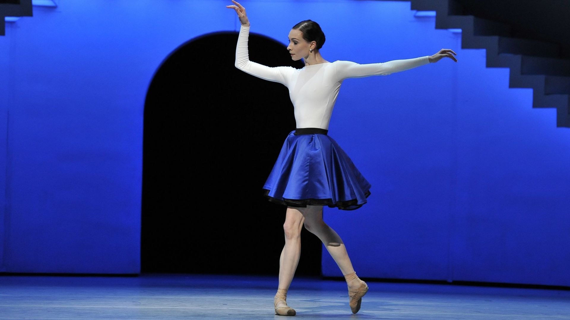 Olga Smirnova avec le Bolchoï dans le rôle de Bianca dans le ballet "La Mégère apprivoisée", en 2016 à Londres