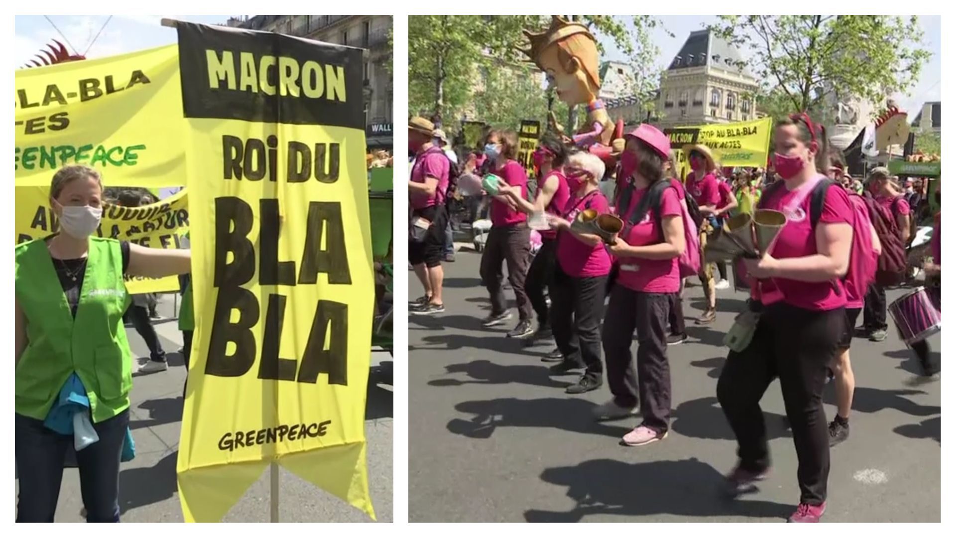 Marche pour le climat à Paris, le 9 mai 2021
