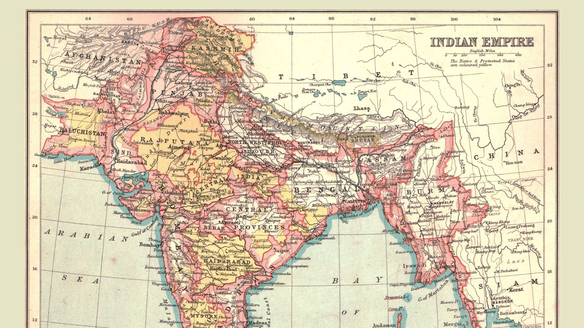 Empire britannique et Indes, 1902