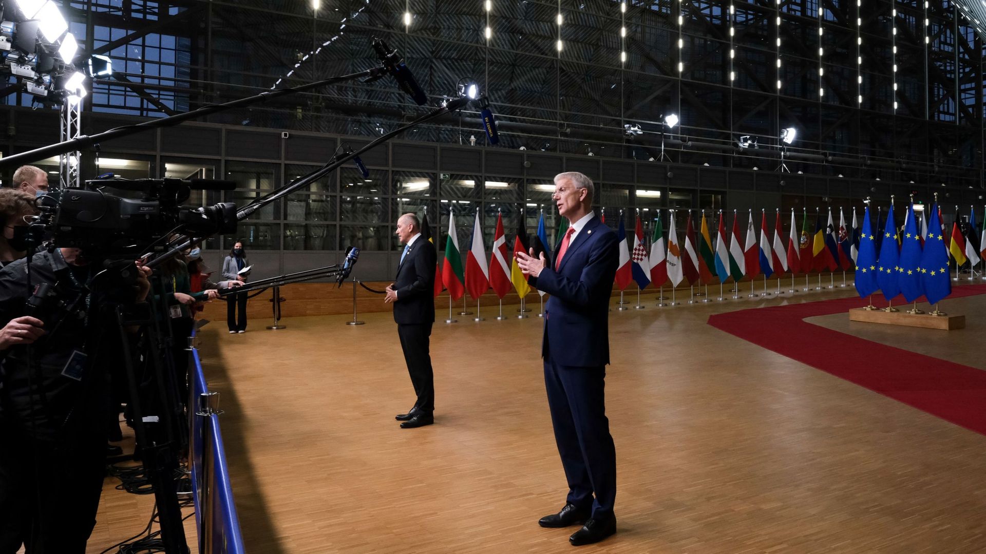 Le Premier ministre Letton, Krišjānis Kariņš, est l’un des dirigeants européens à appeler à suspendre le projet gazier russe Nord Stream 2 pour faire pression sur la Russie.