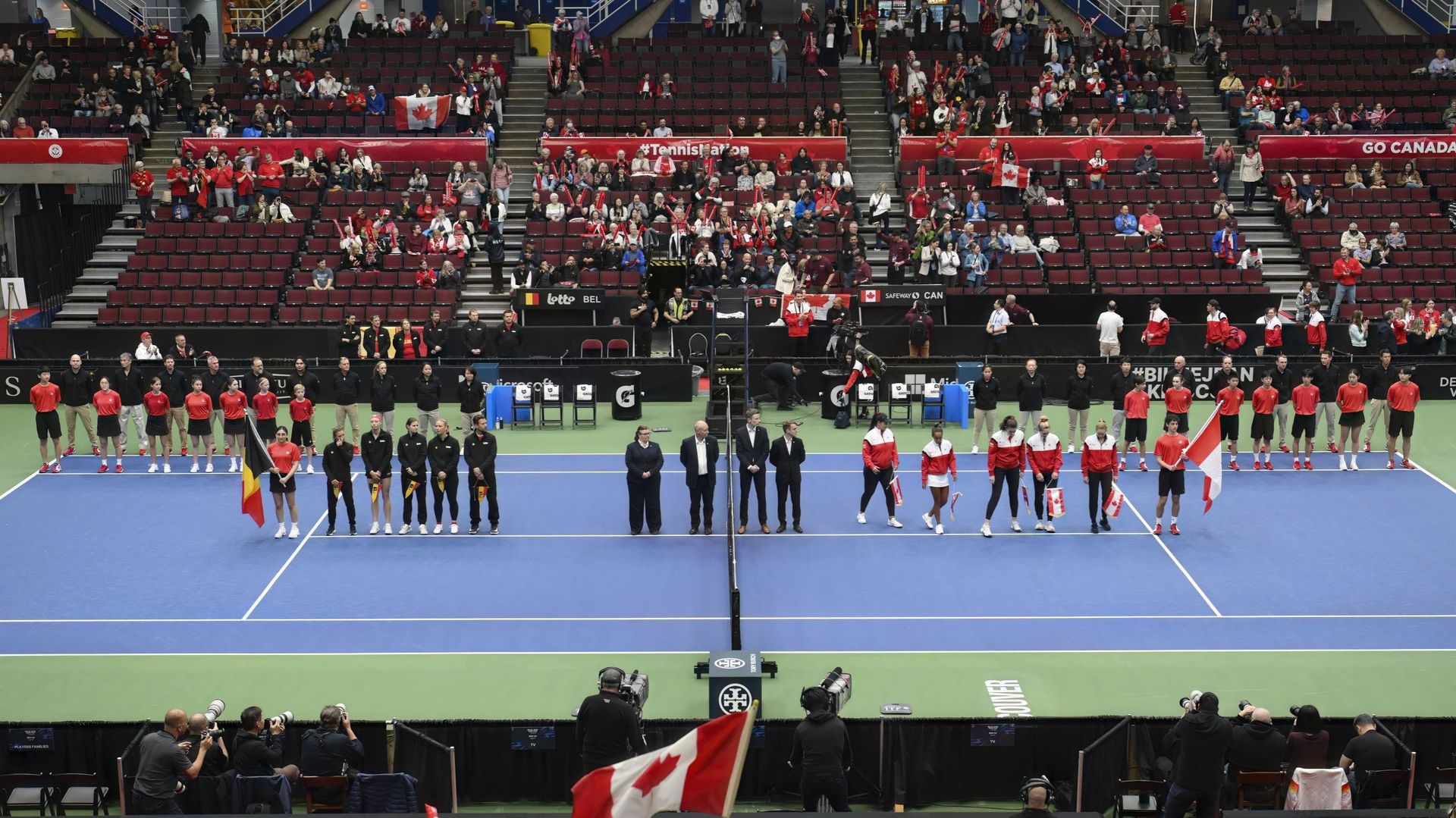 La Belgique joue sa place dans la phase finale de la Billie Jean King Cup, au Canada