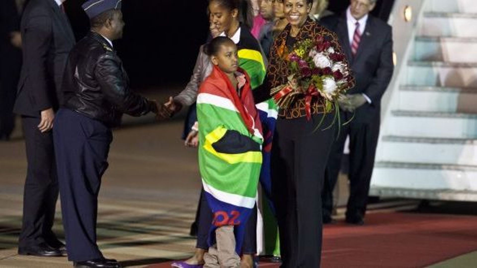 Michelle Obama entame une visite en Afrique du Sud