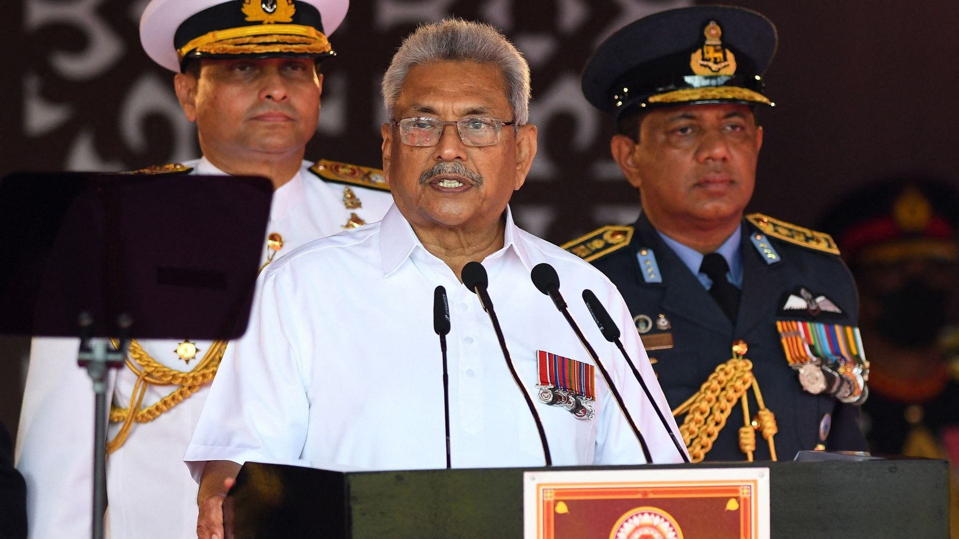 Le président Gotabaya Rajapaksa n'est pas apprécié de l'opposition.
