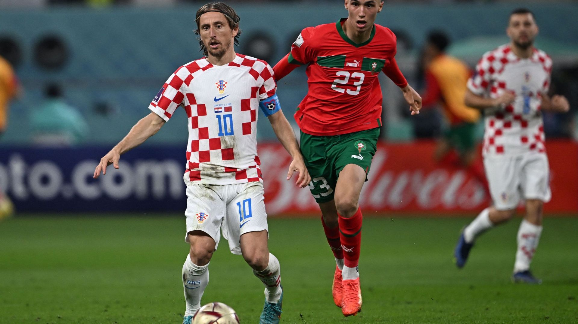 Face à Luka Modric au Qatar