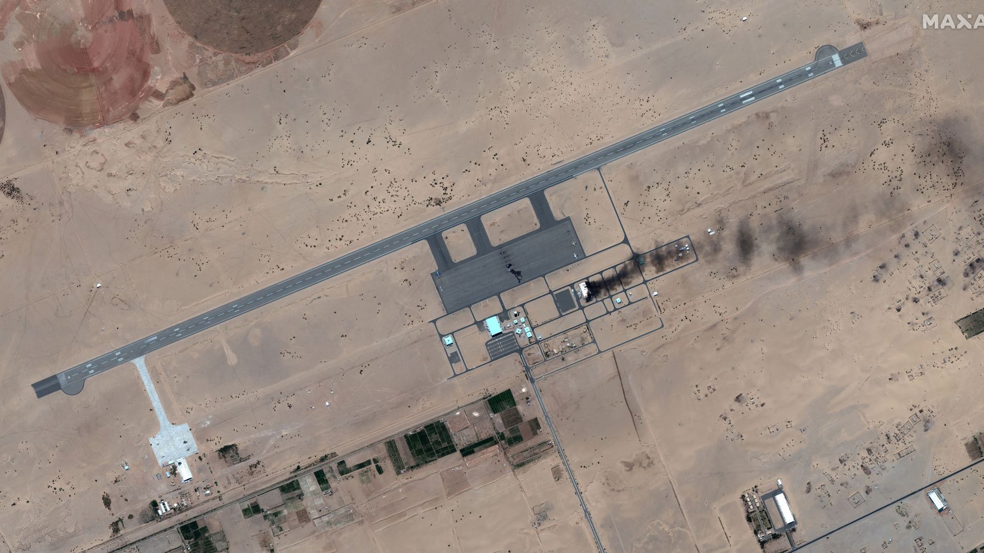 L’aéroport de Merowe au Soudan