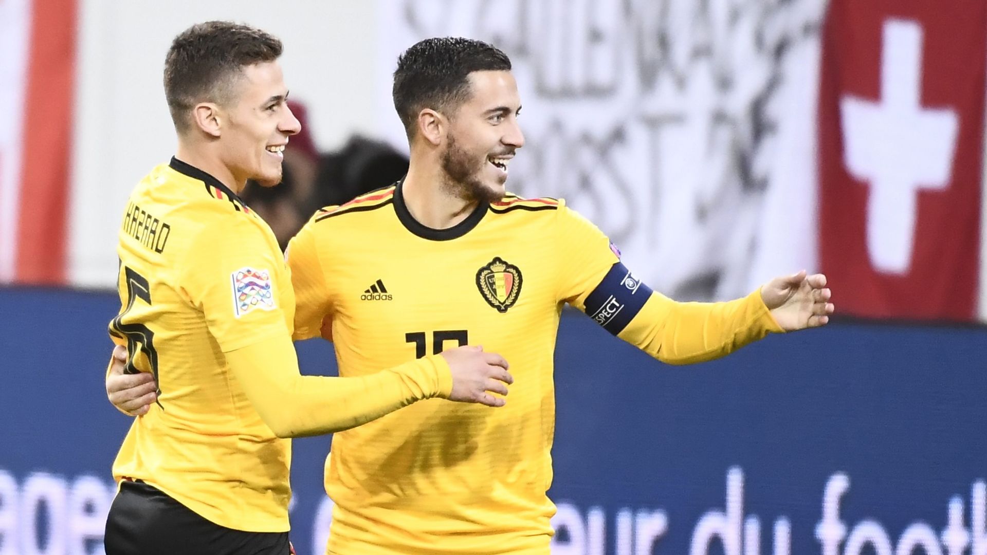 Thorgan et Eden Hazard