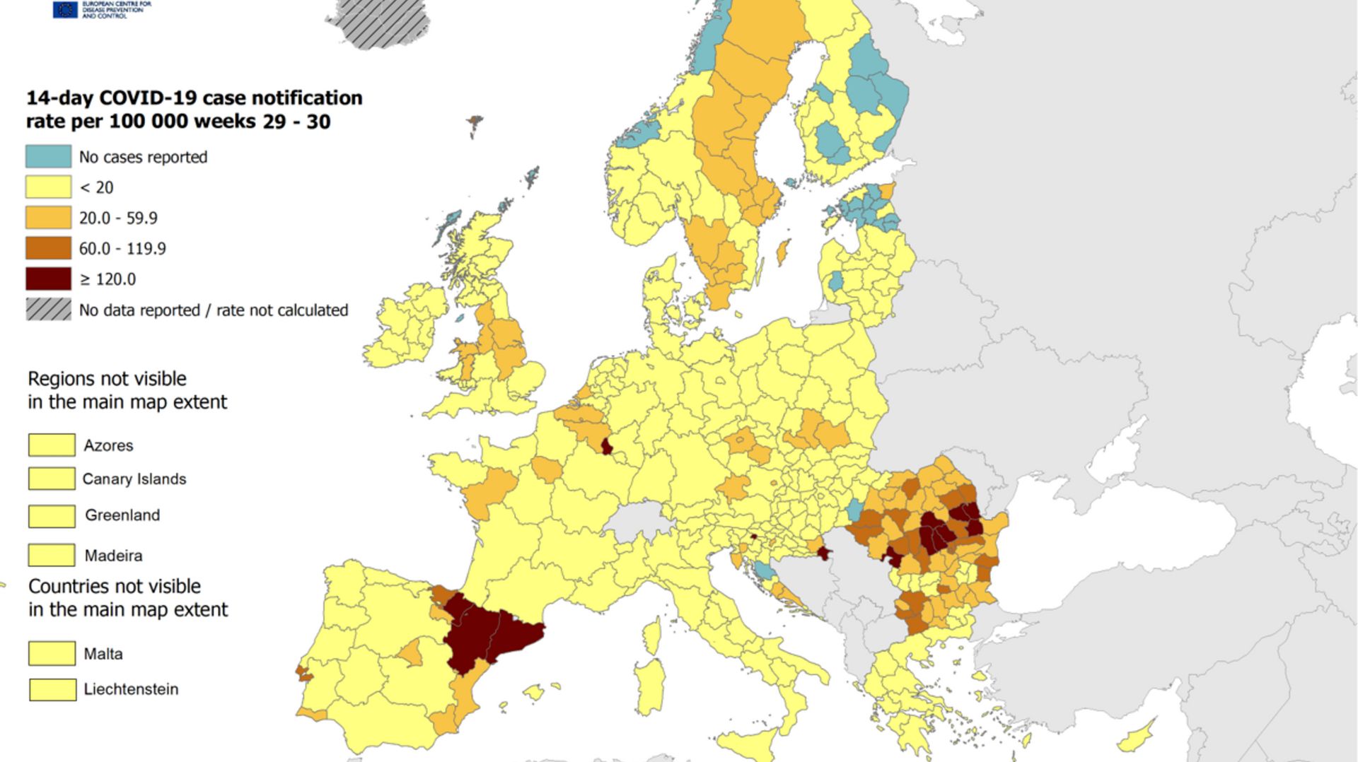 Coronavirus : la Wallonie rejoint la Flandre en zone orange sur la carte de l'ECDC, qu'est-ce que ça change?