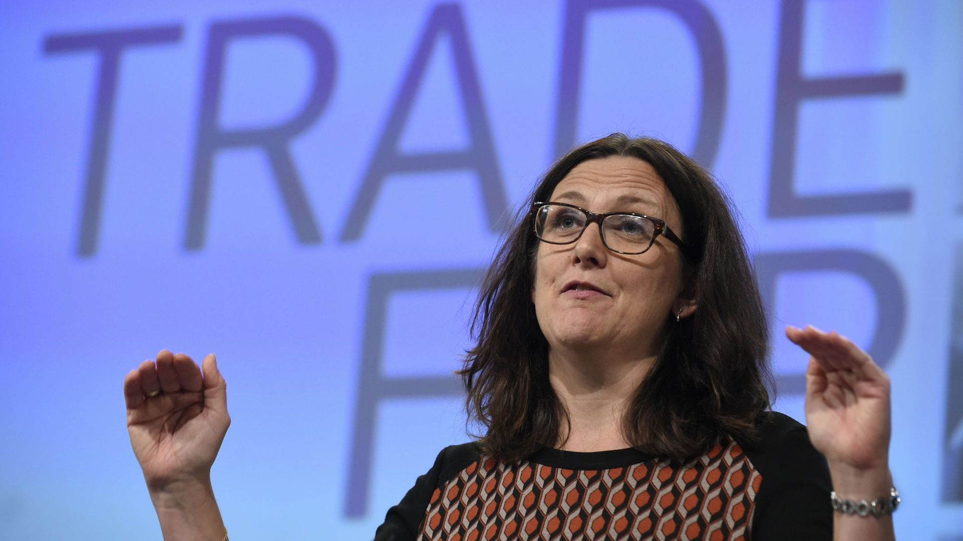 "Pour le moment, nous avons pour objectif que l'accord de libre-échange entre l'Ukraine et l'UE entre en vigueur au 1er janvier a déclaré Cecilia Malmström.