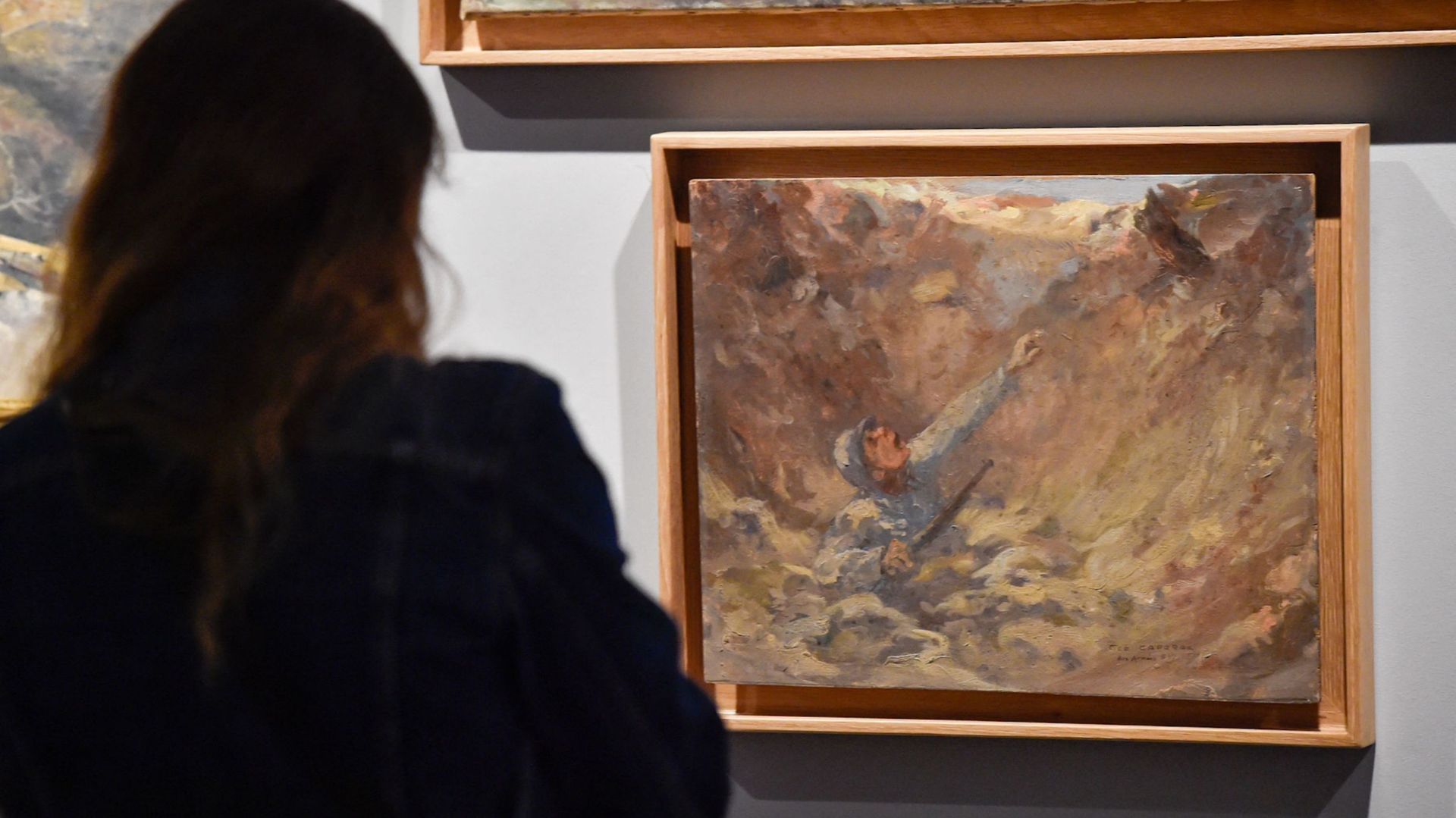 "L’enlisé", tableau peint par l’artiste Georges Capgras.