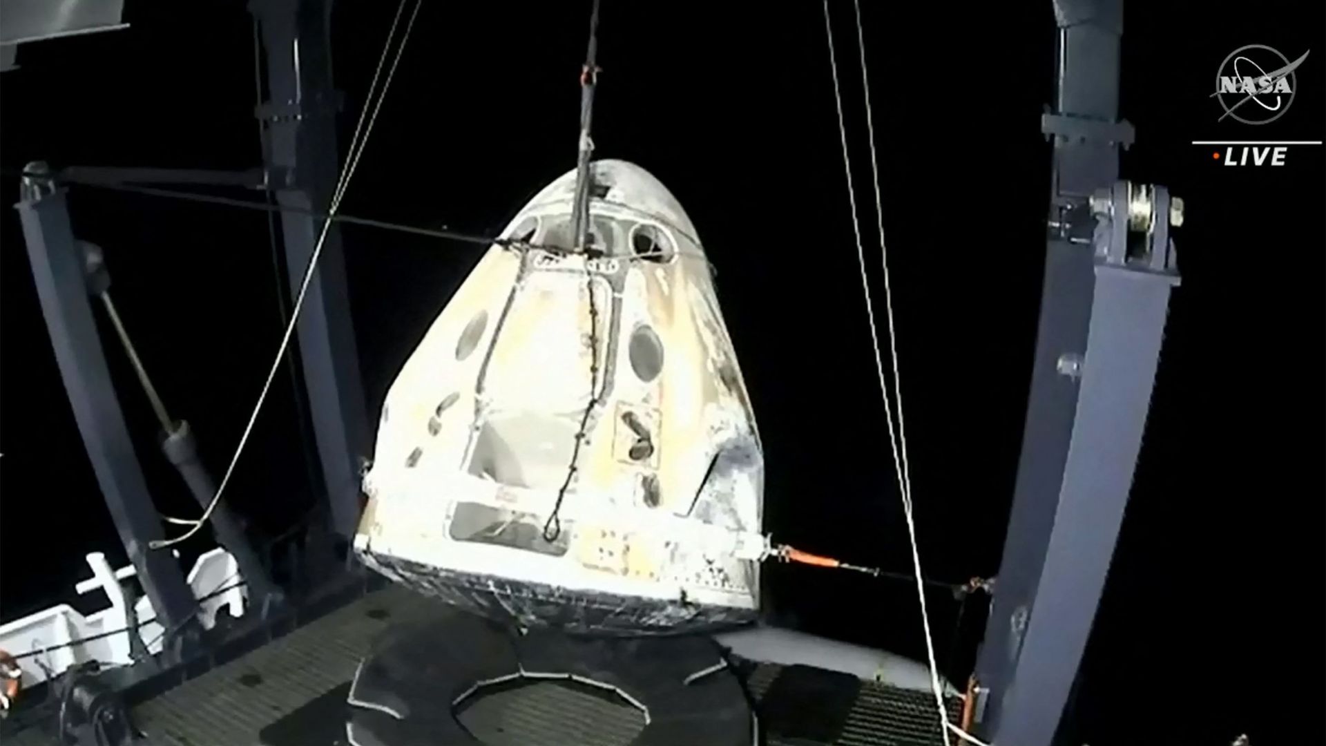 Le vaisseau Crew Dradon de SpaceX. Photo d’archives
