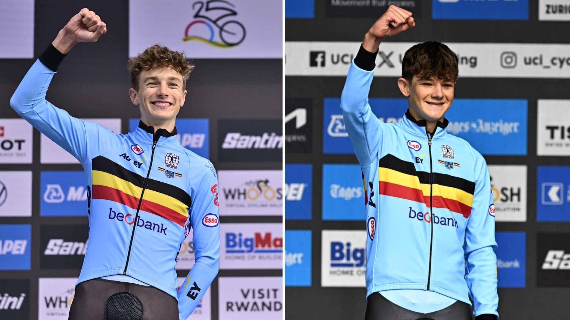 Seff Van Kerckhove remporte le bronze sur le chrono juniors des mondiaux… comme son frère en 2024 : "C’est drôle"