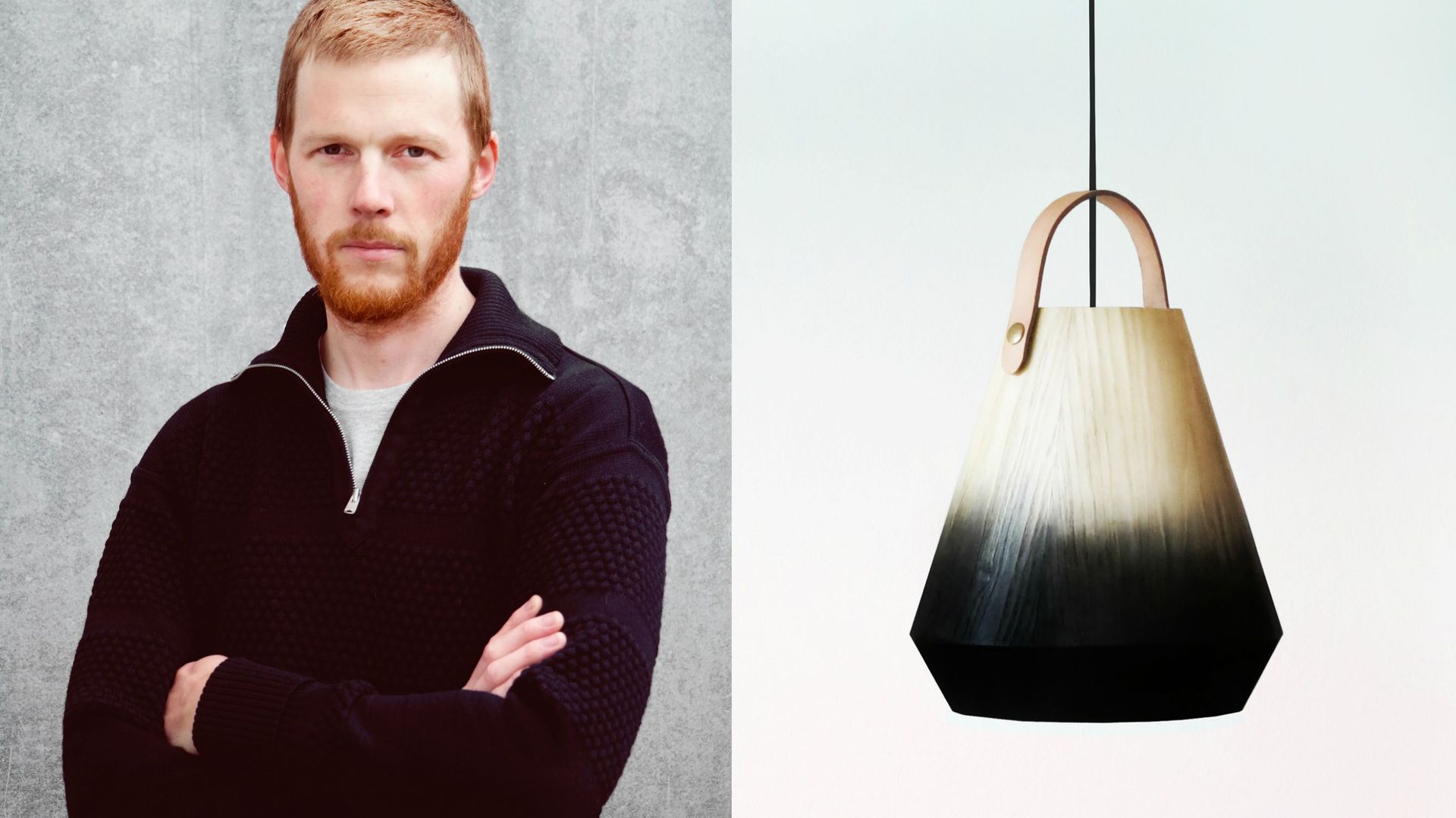 Lampe "Konkret" de Jonas Edvard, designer sélectionné pour les Talents à la Carte de Maison & Objet janvier 2016