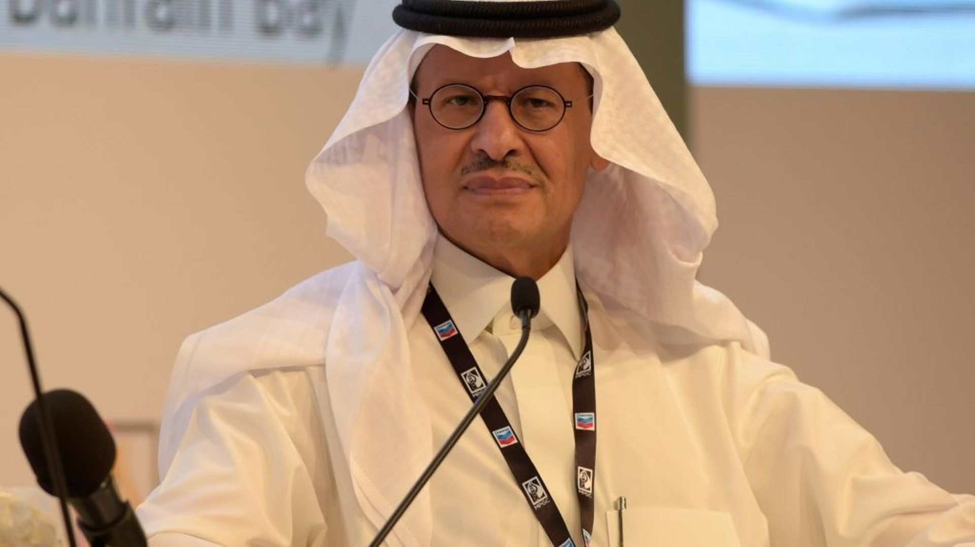 Le ministre saoudien de l'Energie, le prince Abdelaziz ben Salmane, lors d'une conférence à Bahreïn, le 16 mai 2022